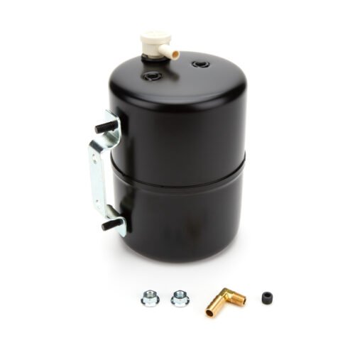 Black  Steel Vacuum Sys tem Reservoir Tank