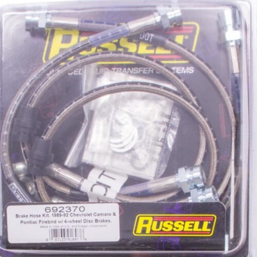 Front Brake Hose Kit 89-92 Camaro
