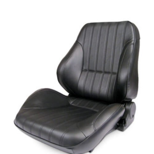 Rally Low Back Seat – LH – Black Vinyl