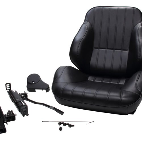 Rally Low Back Seat – RH – Black Vinyl