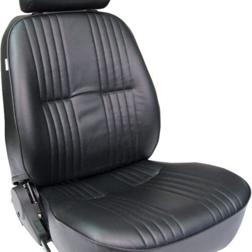 PRO90 Recliner Seat w/ Headrest – RH Black Vnyl