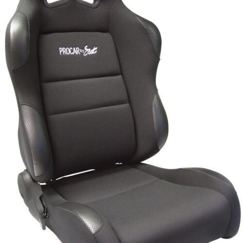 Sportsman Racing Seat – Right – Black Vinyl/Vlur