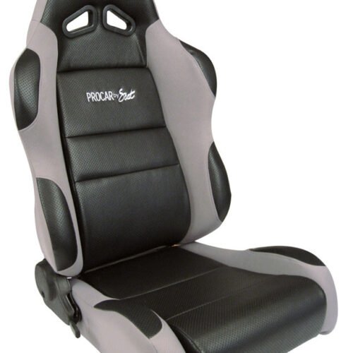 Sportsman Racing Seat – Right – Gray Vinyl/Vlour