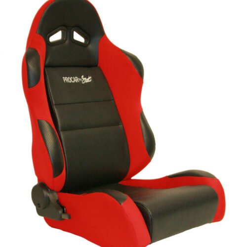 Sportsman Racing Seat – Right – Red Vinyl/Velour