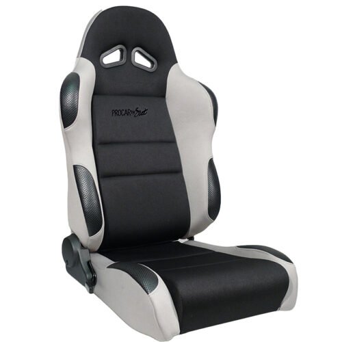 Sportsman Racing Seat – Left – Gray Velour