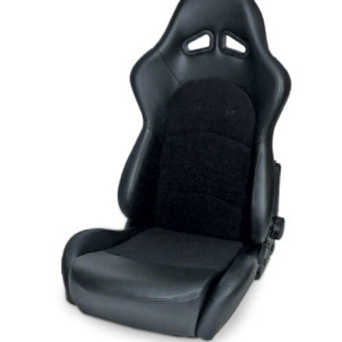 Sportsman Pro Racing Seat – Blk Velour/Vinyl