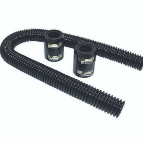 Radiator Hose Kit  36in w/Aluminum Caps Black