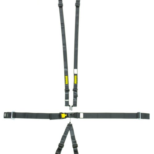 6pt Harness System SFI LatchLink Black HANS