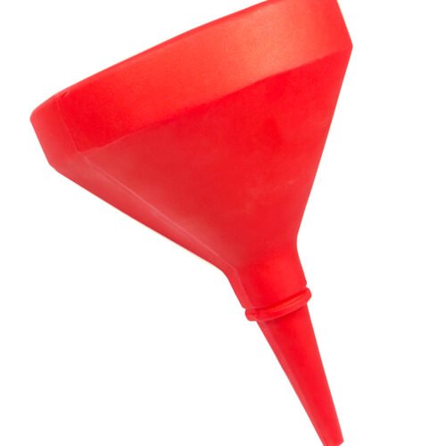 Red D-Shaped Funnel