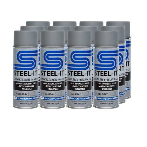 Steel Gray Polyurethane Case 12 x 14oz Can