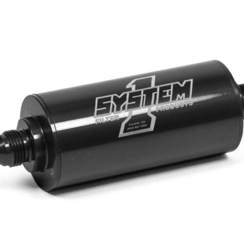 Inline Fuel FIlter – #8 Billet – Black