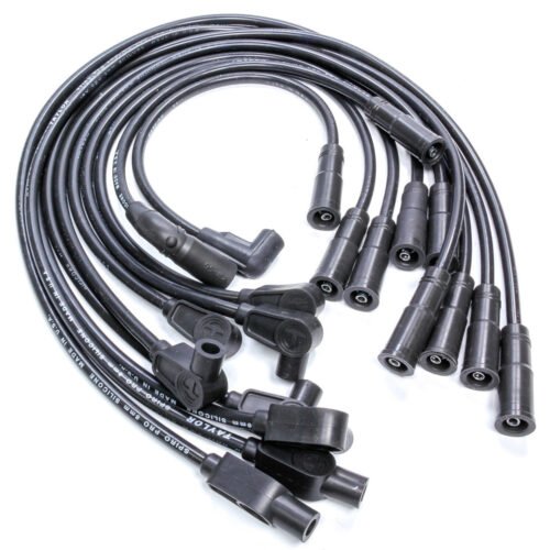 8mm Spiro-Pro Custom Plug Wire Set – Black