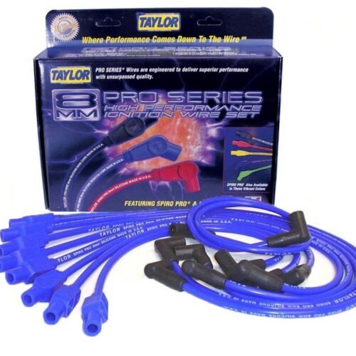 Blue Spiro-Pro 8 Cylindr Plug Wire Set