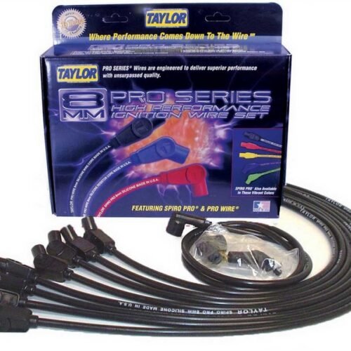 Spark Plug Wire Set 8mm Spiro Black