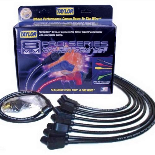 BBC 8mm Spiro-Pro Race Plug Wire Set Black