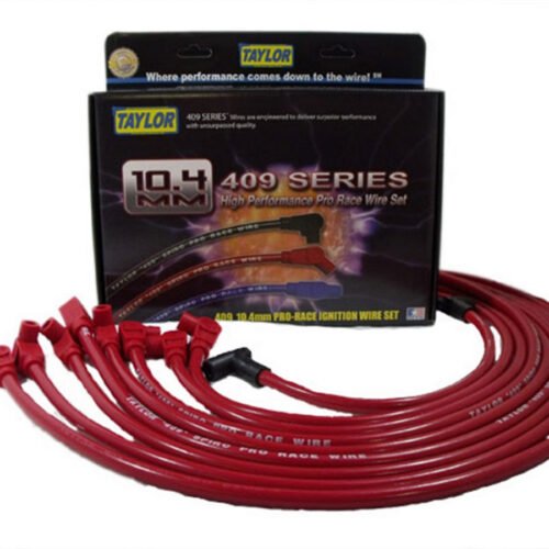 Race-Fit 409 Plug Wire Red SBC HEI Under Header