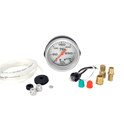 Pressure Gauge 2-5/8 Transmission Silver Face