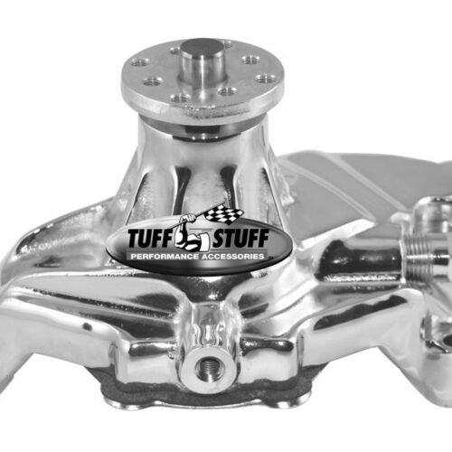 84-91 SBC Corvette Water Pump Polished Aluminum