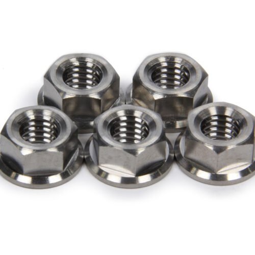 Front Hub Flange Nuts Titanium 3/8-16 5pk