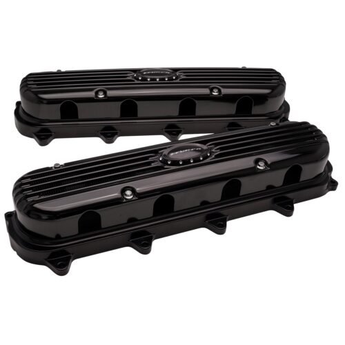 Valve Covers Gen V LT Ribbed Black