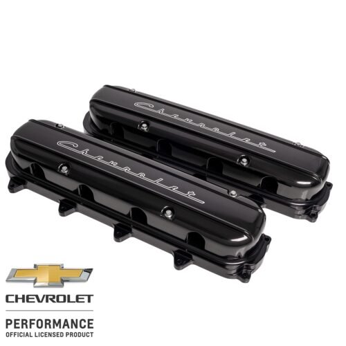 Valve Covers Gen V LT Chevrolet Script Black