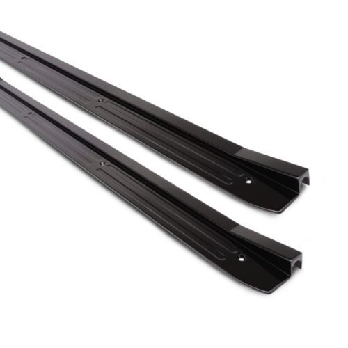 Billet Door Sill Plates Matte Black