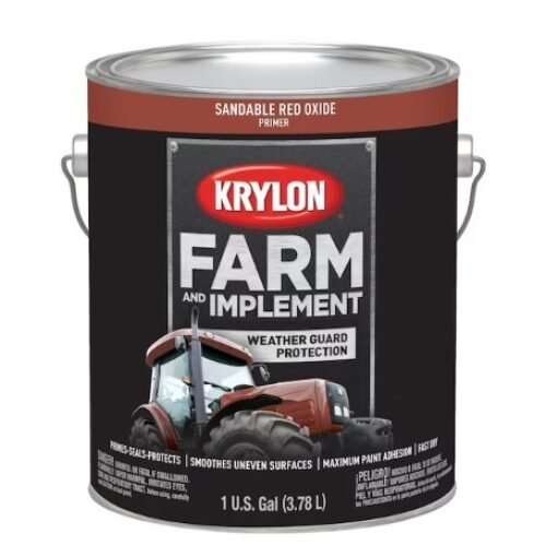 Krylon Farm & Implement Gallons-Sandable Red Oxi