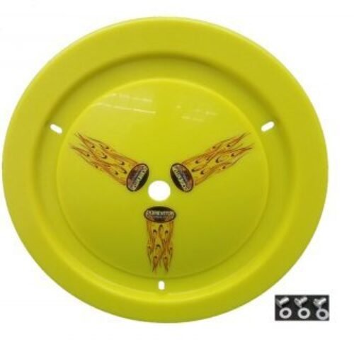 Wheel Cover Dzus-On Fluo Yellow