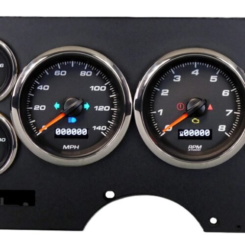 Gauge Kit GM Truck 88-94 Performance II Black