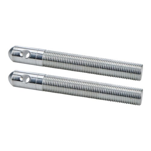 Alum Hood Pins 1/2in w/ 3/16in Hole 2pkSilver
