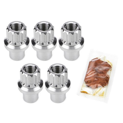 Billet Aluminum 12pt Lug Nuts 1/2 5pk