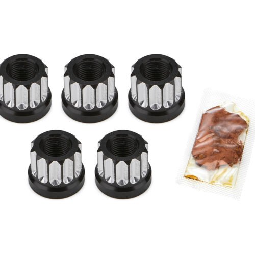 Billet Aluminum 12pt Lug Nuts 5/8 5pk