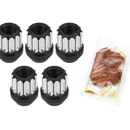 Billet Aluminum 12pt Lug Nuts 1/2 5pk