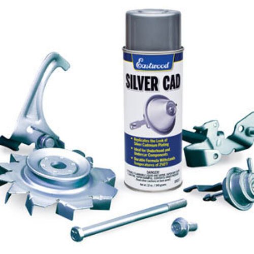 Silver Cad Paint 12oz Aerosol