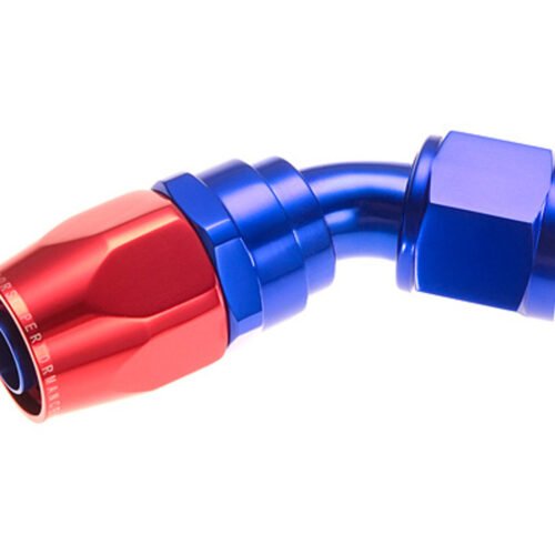 4AN Swivel Hose Ends Blue 45