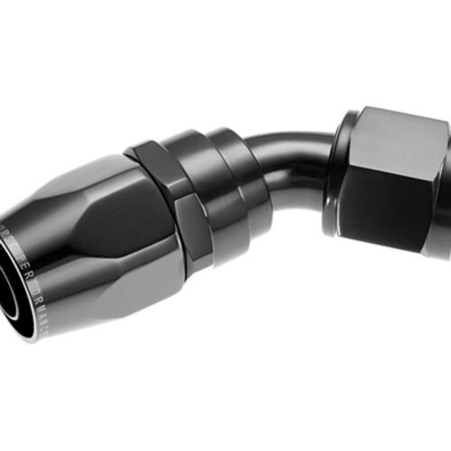 4AN Swivel Hose Ends Black 45