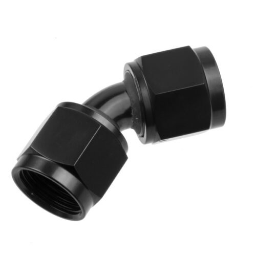 6AN/JIC Swivel Coupler Black 45