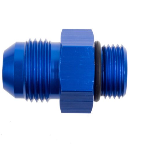 6AN to 6AN O-Ring Port Adapter Blue Male Male