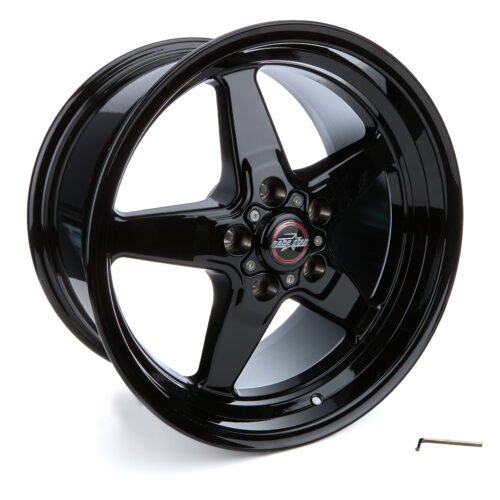 92 Drag Star Bracket Rac er Gloss Black  17×9.5