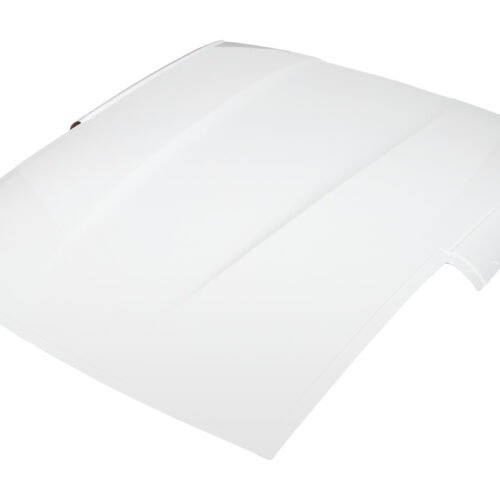 Roof Back White Stock Car