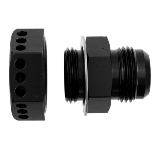 Valve Cover Vent Fitting -12AN  Black