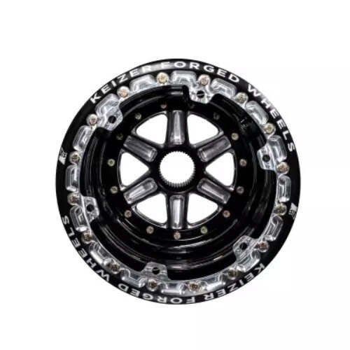 Wheel Splined 15×17 Blk Outer Beadlock 6in BS