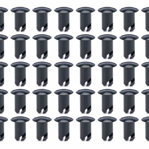Oval Head Buttons .600 Long Black 50 Pack