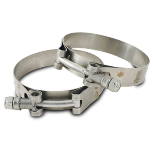 Stainless T-Bolt Clamps Pair 1.890 to 2.100