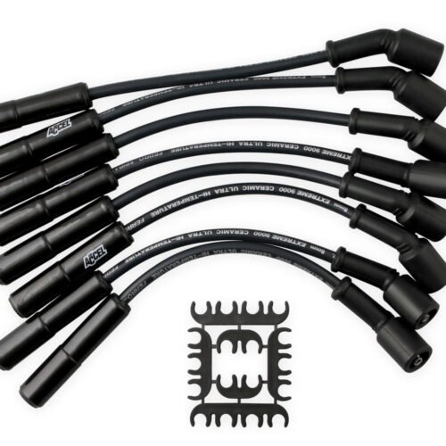 X9000 Spark Plug Wire Set GM LS 12in Long Blk