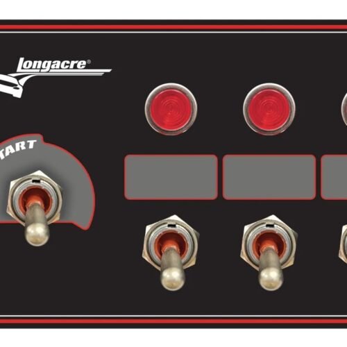Ignition Panel Black w/4 Acc and Pilot Light