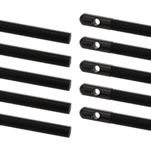 Aluminum Hood Pins 3/8in Black 10pk