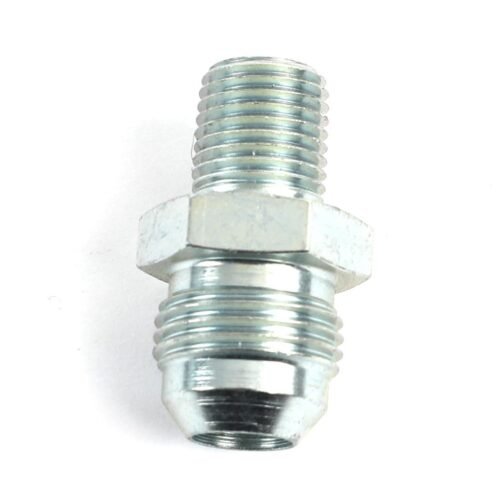 8an x  1/4-MPT  Straight Adapter Fitting – Steel