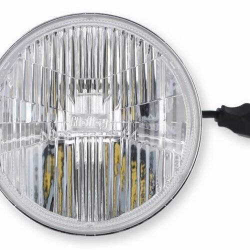Headlight LED 5.75in Round Modern White
