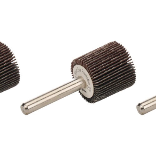 Flap Wheel with Mandrel 1in OD 120 Grit 5pk